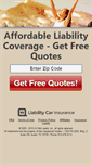 Mobile Screenshot of liability-car-insurance.com